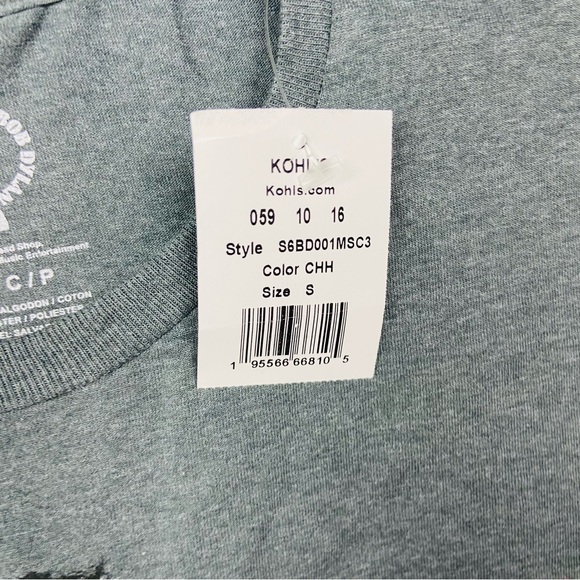 NWT AUTHENTIC BOB DYLAN gray face graphic short sleeve UNISA shirt size small - Picture 5 of 8